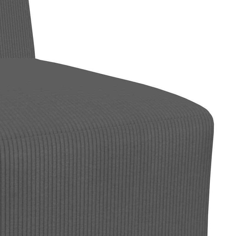 Casa si Gradina - Mobilier - Canapele si coltare - Canapele - Canapea Scaun 2 pcs Gri inchis 55 x 74 x 82 cm Tesatura de catifea - Infinity.ro