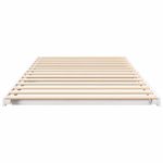 Casa si Gradina - Mobilier - Paturi si accesorii - Paturi - Cadru de pat de podea Alb 90 x 200 cm Lemn masiv de pin - Infinity.ro
