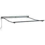 Casa si Gradina - Gradina si terasa - Umbrele si pavilioane - Pavilioane - Cortina Retractabila Manual Galben si portocalie 350x250 cm - Infinity.ro