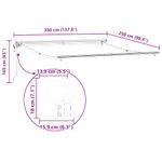 Casa si Gradina - Gradina si terasa - Umbrele si pavilioane - Pavilioane - Cortina Retractabila Manual Galben si portocalie 350x250 cm - Infinity.ro