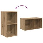 Casa si Gradina - Mobilier - Seturi de mobilier - Seturi living - Set dulap TV stejar artizanal 37 x 37 x 107 cm Lemn compozit - Infinity.ro