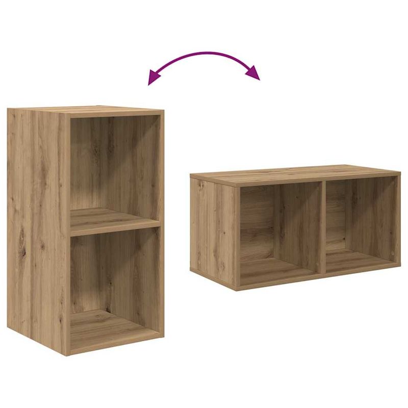 Casa si Gradina - Mobilier - Seturi de mobilier - Seturi living - Set dulap TV stejar artizanal 37 x 37 x 107 cm Lemn compozit - Infinity.ro