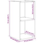 Casa si Gradina - Mobilier - Seturi de mobilier - Seturi living - Set dulap TV stejar artizanal 37 x 37 x 107 cm Lemn compozit - Infinity.ro
