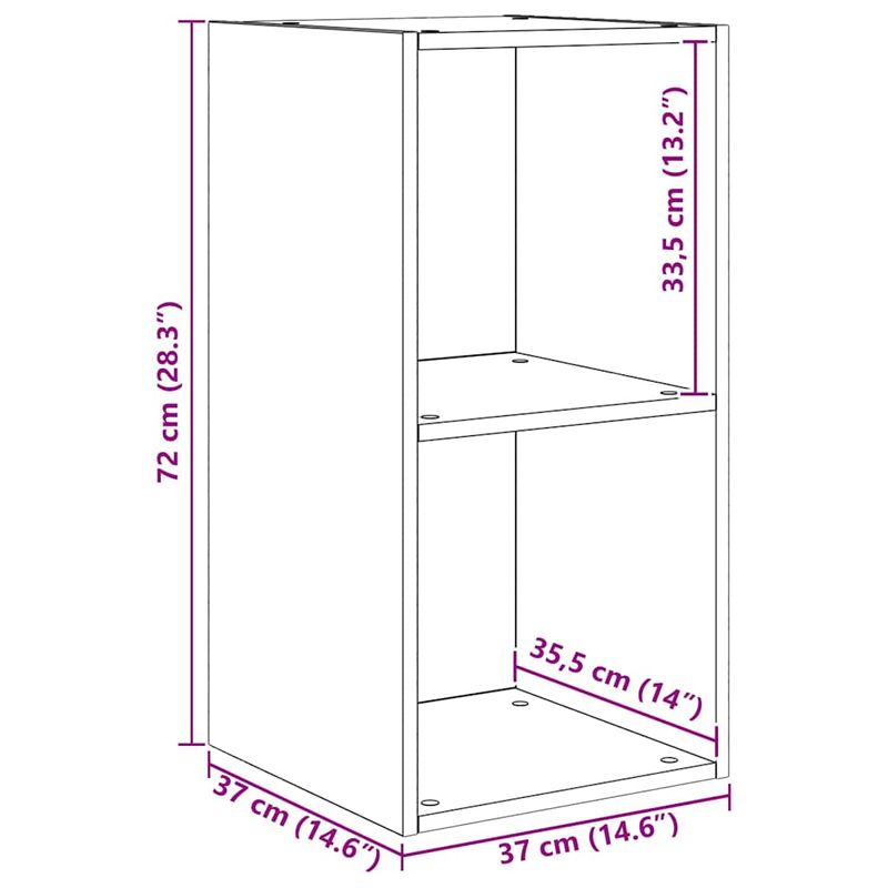 Casa si Gradina - Mobilier - Seturi de mobilier - Seturi living - Set dulap TV stejar artizanal 37 x 37 x 107 cm Lemn compozit - Infinity.ro