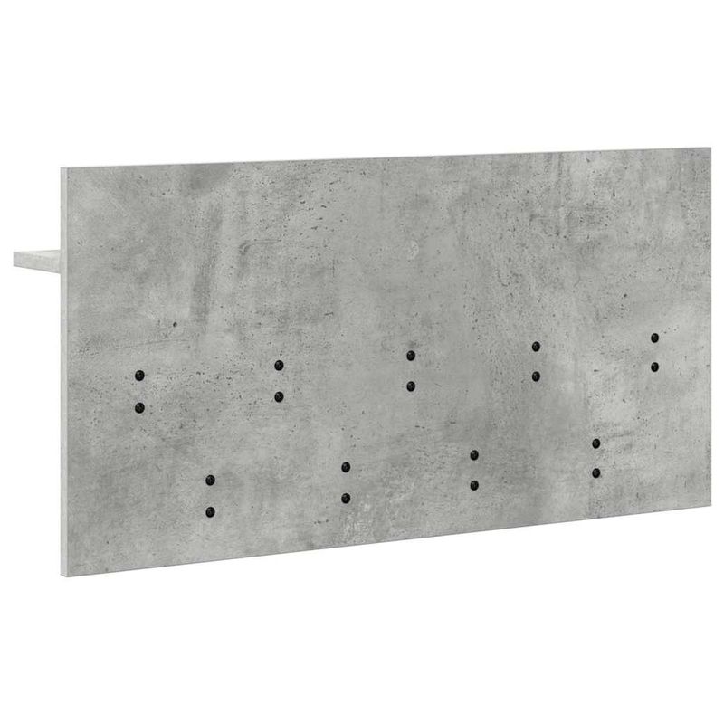Casa si Gradina - Mobilier - Biblioteci si rafturi - Rafturi - Racator de paltoane montat pe perete Gri beton 80 x 40 x 12 cm - Infinity.ro