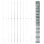 Casa si Gradina - Gradina si terasa - Garduri, panouri si accesorii - Posturi pentru imprejmuira  22 buc U-Channel 150 cm Otel galvanizat - Infinity.ro
