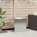 Casa si Gradina - Mobilier - Organizare si depozitare - Cutii depozitare - Cutie de depozitare exterioara - Argintie - 55 x 50,5 x 50 cm - Otel inoxidabil - Infinity.ro