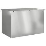 Casa si Gradina - Mobilier - Organizare si depozitare - Cutii depozitare - Cutie de depozitare exterioara Argintiu 80 x 50.5 x 50 cm - Infinity.ro