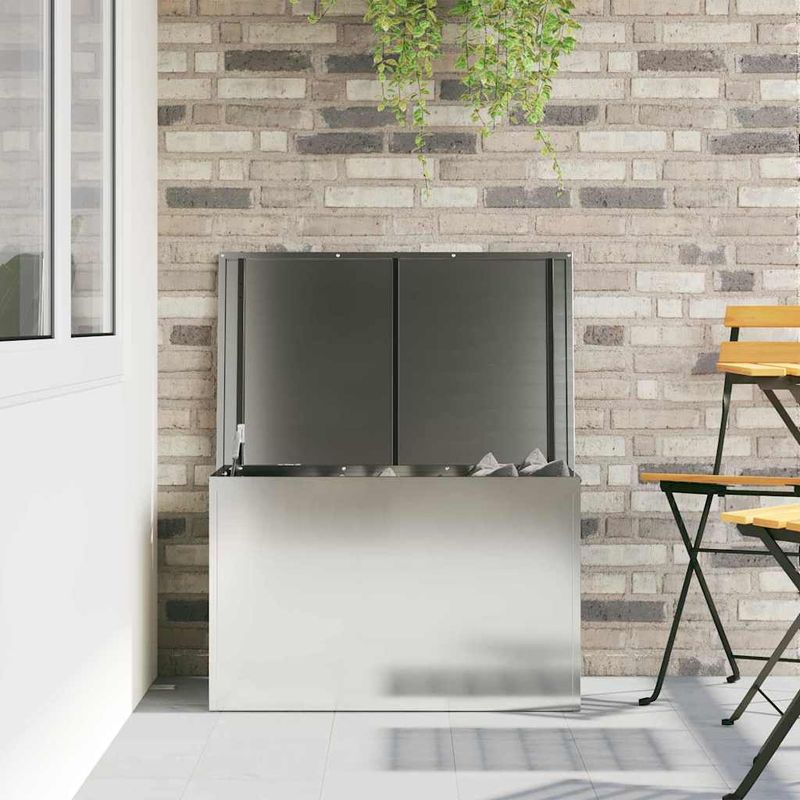 Casa si Gradina - Mobilier - Organizare si depozitare - Cutii depozitare - Cutie de depozitare exterioara Argintiu 80 x 50.5 x 50 cm - Infinity.ro