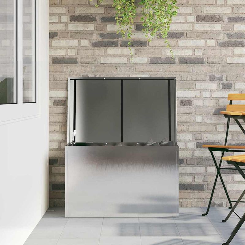 Casa si Gradina - Mobilier - Organizare si depozitare - Cutii depozitare - Cutie de depozitare exterioara Argintiu 80 x 50.5 x 50 cm - Infinity.ro