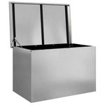 Casa si Gradina - Mobilier - Organizare si depozitare - Cutii depozitare - Cutie de depozitare exterioara Argintiu 80 x 50.5 x 50 cm - Infinity.ro