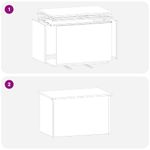 Casa si Gradina - Mobilier - Organizare si depozitare - Cutii depozitare - Cutie de depozitare exterioara Argintiu 80 x 50.5 x 50 cm - Infinity.ro