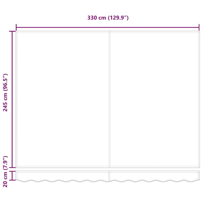 Casa si Gradina - Gradina si terasa - Umbrele si pavilioane - Pavilioane - Cortina Retractabila Crem 350x250 cm Aluminiu si poliester - Infinity.ro