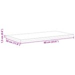 Casa si Gradina - Mobilier - Biblioteci si rafturi - Rafturi - Placi de rafturi - Pachet de 4 in fag negru, dimensiuni 60x30x1.5 cm, din lemn prelucrat. - Infinity.ro