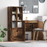 Casa si Gradina - Mobilier - Mese si birouri - Birouri - Birou cu stocare Stejar afumat Lemn prelucrat - Infinity.ro
