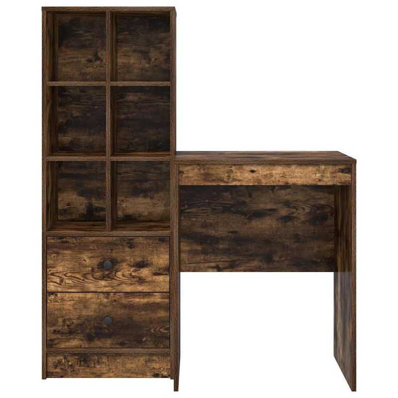 Casa si Gradina - Mobilier - Mese si birouri - Birouri - Birou cu stocare Stejar afumat Lemn prelucrat - Infinity.ro