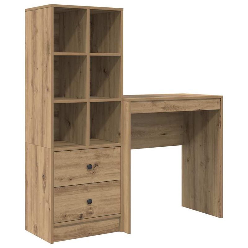 Casa si Gradina - Mobilier - Mese si birouri - Birouri - Birou cu stocare Stejar artizanal Lemn prelucrat - Infinity.ro
