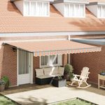 Casa si Gradina - Gradina si terasa - Umbrele si pavilioane - Pavilioane - Cortina Retractabila Manual Albastru Marin 450x300 cm - Infinity.ro