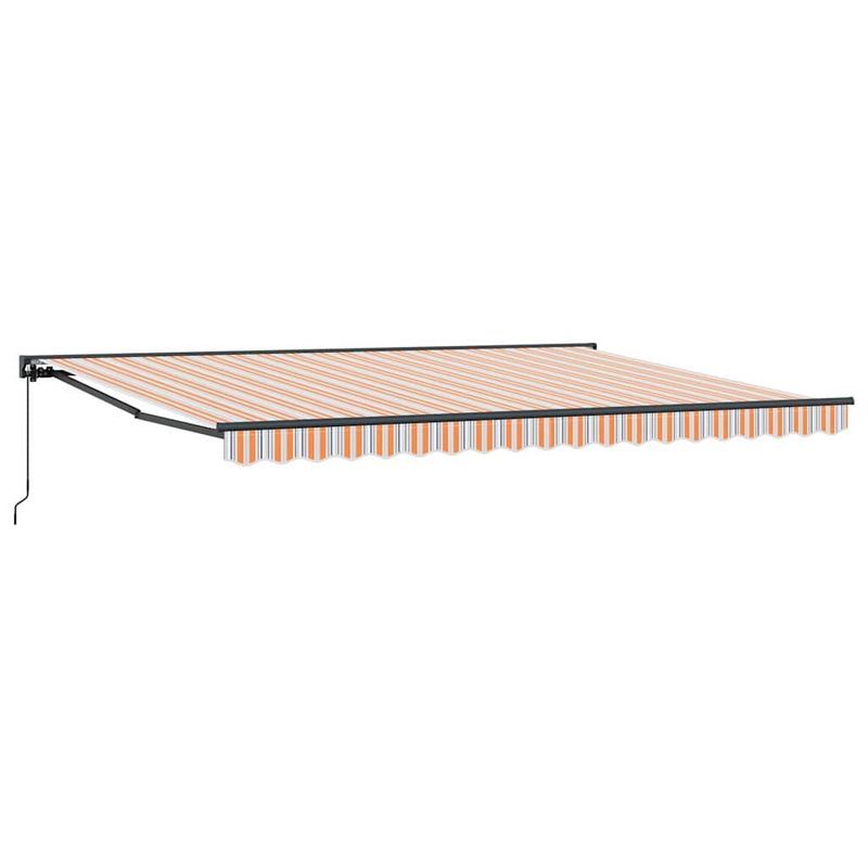 Casa si Gradina - Gradina si terasa - Umbrele si pavilioane - Pavilioane - Cortina Retractabila Manual Albastru Marin 450x300 cm - Infinity.ro