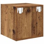 Casa si Gradina - Mobilier - Biblioteci si rafturi - Rafturi - Dulap de perete Lemn vechi 37 x 37 x 37 cm Lemn compozit - Infinity.ro