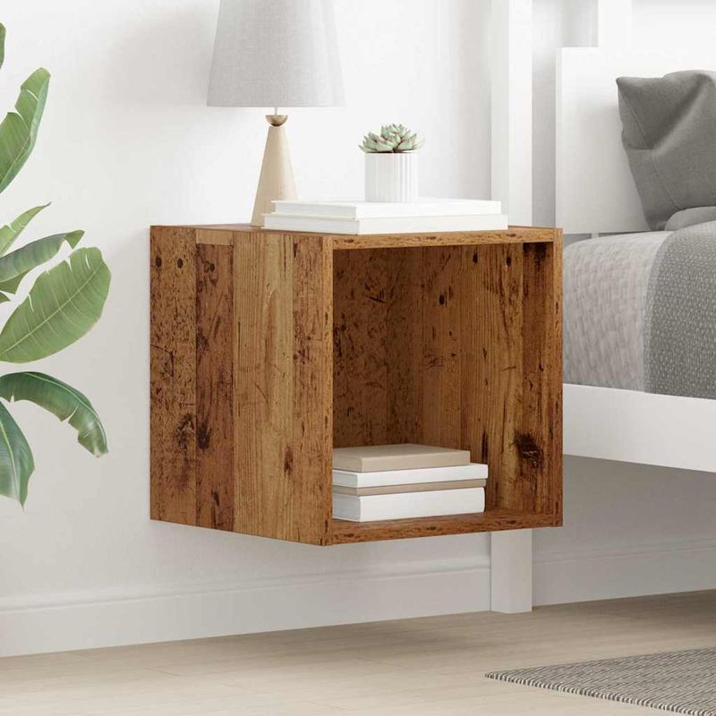 Casa si Gradina - Mobilier - Biblioteci si rafturi - Rafturi - Dulap de perete Lemn vechi 37 x 37 x 37 cm Lemn compozit - Infinity.ro