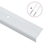 Casa si Gradina - Constructii - Scari si accesorii interioare - Scari lemn - Tavita pentru trepte 10 pcs Argintiu 67 cm Aluminiu - Infinity.ro