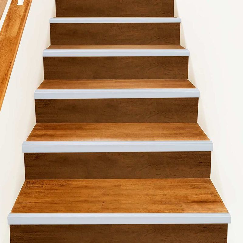 Casa si Gradina - Constructii - Scari si accesorii interioare - Scari lemn - Tavita pentru trepte 10 pcs Argintiu 67 cm Aluminiu - Infinity.ro