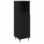 Casa si Gradina - Mobilier - Seturi de mobilier - Seturi baie - Set mobila baie  3 piese Stejar negru Lemn stratificat - Infinity.ro