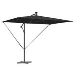 Casa si Gradina - Gradina si terasa - Umbrele si pavilioane - Umbrele - Parasol banana cu brate cu blocare Negru 294 x 200 x 254 cm - Infinity.ro