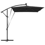 Casa si Gradina - Gradina si terasa - Umbrele si pavilioane - Umbrele - Parasol banana cu brate cu blocare Negru 294 x 200 x 254 cm - Infinity.ro