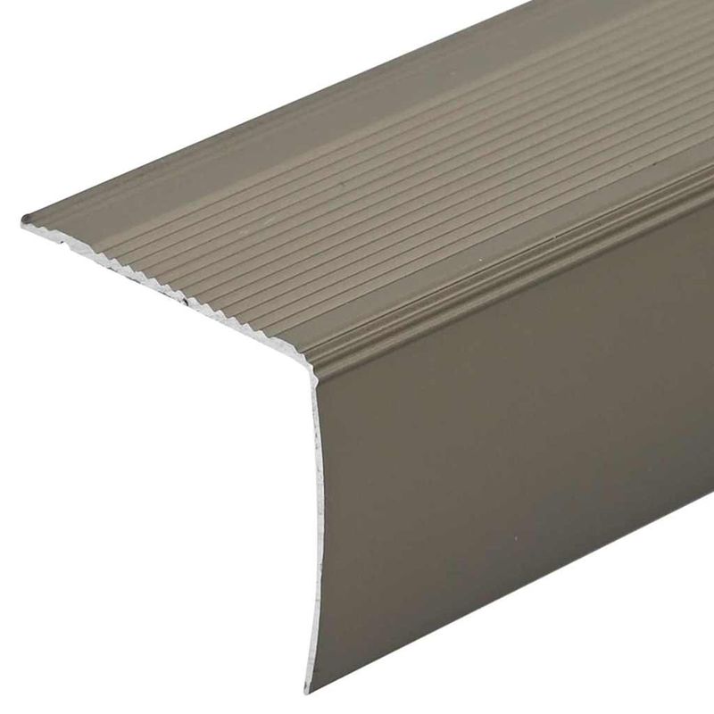 Casa si Gradina - Constructii - Scari si accesorii interioare - Scari lemn - Tavita pentru trepte 30 pcs Sampanie 67 cm Aluminiu - Infinity.ro