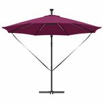 Casa si Gradina - Gradina si terasa - Umbrele si pavilioane - Umbrele - Parasol banana cu brate Rosu bordo 294 x 294 x 248 cm - Infinity.ro