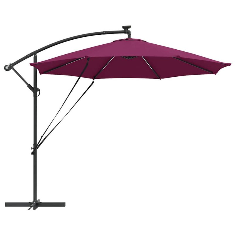 Casa si Gradina - Gradina si terasa - Umbrele si pavilioane - Umbrele - Parasol banana cu brate Rosu bordo 294 x 294 x 248 cm - Infinity.ro