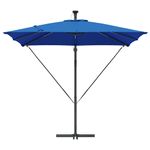 Casa si Gradina - Gradina si terasa - Umbrele si pavilioane - Umbrele - Parasol banana cu brate cu blocare albastru 249 x 249 x 250 cm - Infinity.ro