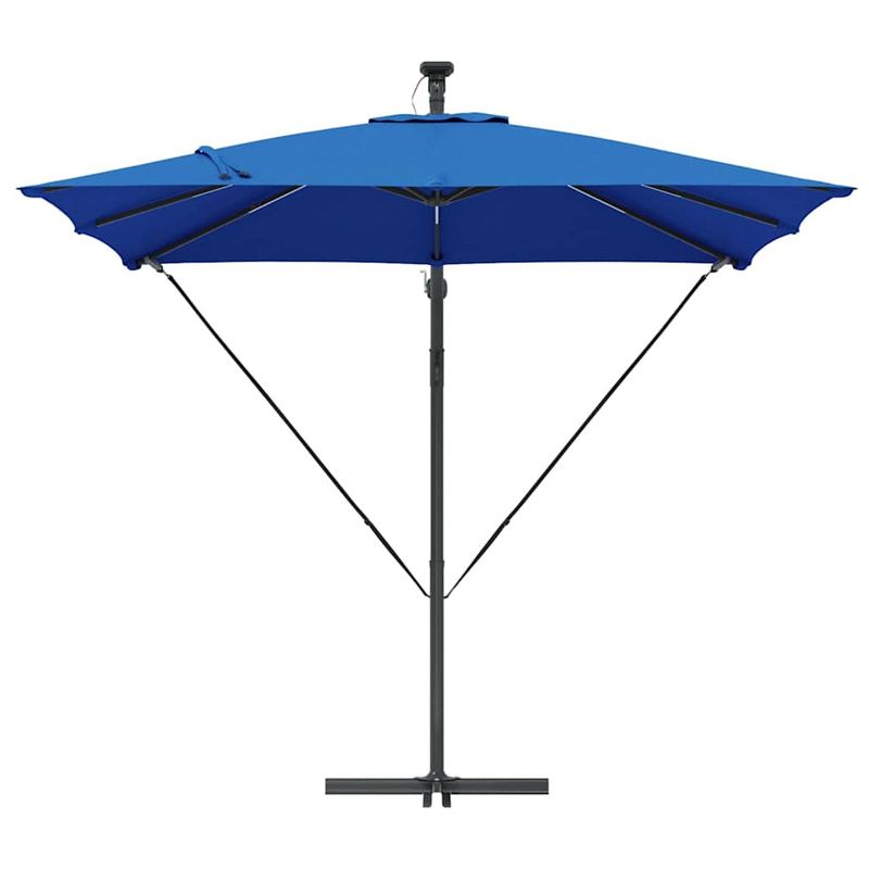 Casa si Gradina - Gradina si terasa - Umbrele si pavilioane - Umbrele - Parasol banana cu brate cu blocare albastru 249 x 249 x 250 cm - Infinity.ro