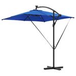 Casa si Gradina - Gradina si terasa - Umbrele si pavilioane - Umbrele - Parasol banana cu brate cu blocare albastru 249 x 249 x 250 cm - Infinity.ro