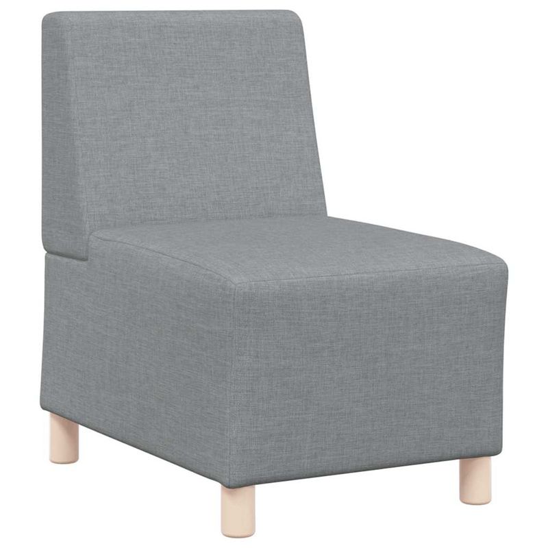 Casa si Gradina - Mobilier - Scaune si fotolii - Fotolii - Fotoliu canapea gri deschis 55 cm fabric 3 pcs Gri deschis - Infinity.ro