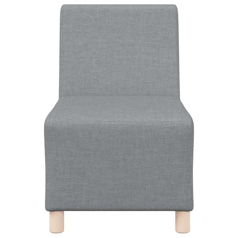Casa si Gradina - Mobilier - Scaune si fotolii - Fotolii - Fotoliu canapea gri deschis 55 cm fabric 3 pcs Gri deschis - Infinity.ro