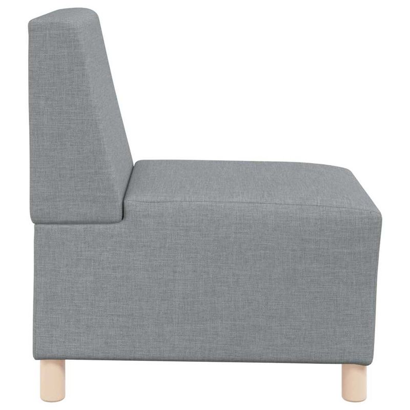Casa si Gradina - Mobilier - Scaune si fotolii - Fotolii - Fotoliu canapea gri deschis 55 cm fabric 3 pcs Gri deschis - Infinity.ro