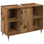 Casa si Gradina - Mobilier - Seturi de mobilier - Seturi baie - Set de Mobilier pentru Baie 3 Piese Lemn Vechi Lemn Intarit - Infinity.ro