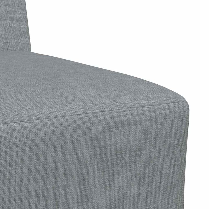 Casa si Gradina - Mobilier - Scaune si fotolii - Fotolii - Fotoliu canapea gri deschis 55 cm fabric 3 pcs Gri deschis - Infinity.ro