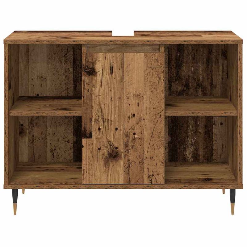 Casa si Gradina - Mobilier - Seturi de mobilier - Seturi baie - Set de Mobilier pentru Baie 3 Piese Lemn Vechi Lemn Intarit - Infinity.ro