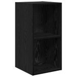 Casa si Gradina - Mobilier - Seturi de mobilier - Seturi living - Set dulap TV Stejar negru 37 x 37 x 107 cm Lemn compozit - Infinity.ro