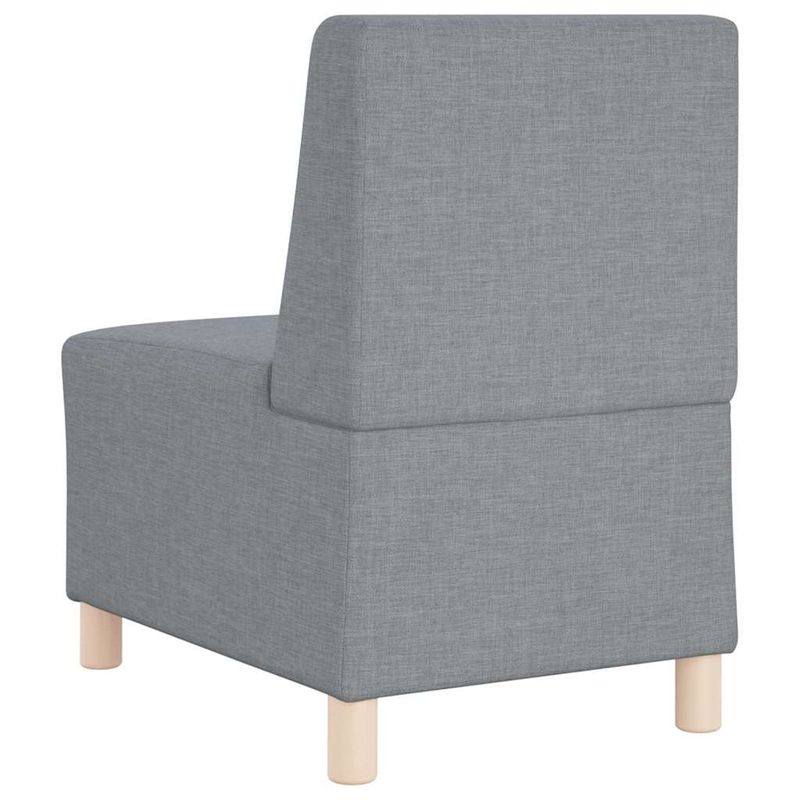 Casa si Gradina - Mobilier - Scaune si fotolii - Fotolii - Fotoliu canapea gri deschis 55 cm fabric 2 pcs Gri deschis - Infinity.ro