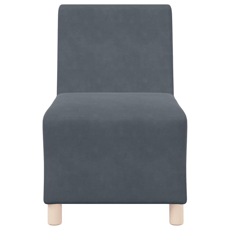 Casa si Gradina - Mobilier - Canapele si coltare - Canapele - Scaune canapea 2 pcs Gri inchis 55 x 74 x 82 cm Catifea - Infinity.ro