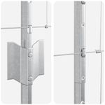 Casa si Gradina - Gradina si terasa - Garduri, panouri si accesorii - Stalpi de gard  22 buc U-Channel 150 cm Otel Galvanizat - Infinity.ro