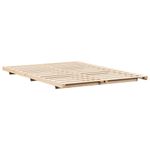 Casa si Gradina - Mobilier - Paturi si accesorii - Paturi - Cadru de pat de podea Maro 160 x 210 cm Lemn masiv de pin - Infinity.ro