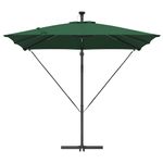 Casa si Gradina - Gradina si terasa - Umbrele si pavilioane - Umbrele - Parasol banana cu brate cu blocare Verde 249 x 249 x 250 cm - Infinity.ro