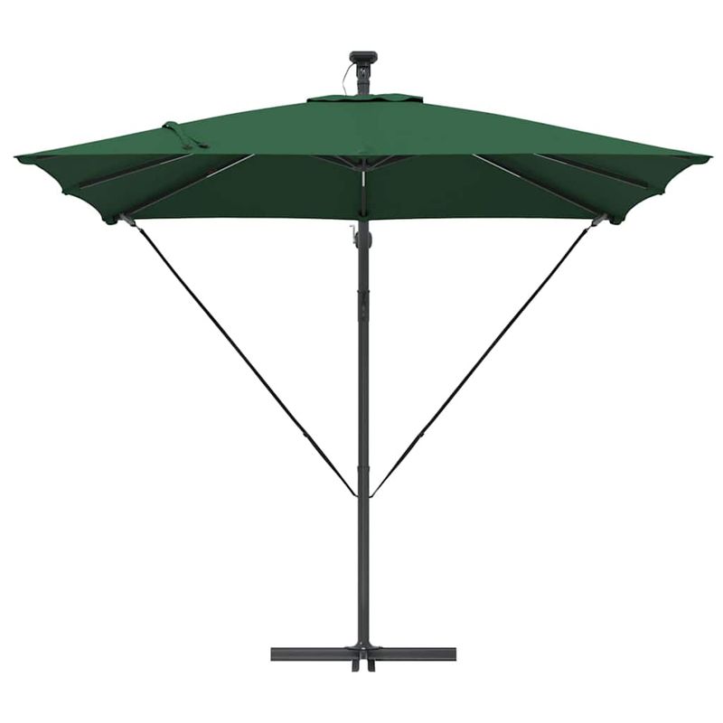 Casa si Gradina - Gradina si terasa - Umbrele si pavilioane - Umbrele - Parasol banana cu brate cu blocare Verde 249 x 249 x 250 cm - Infinity.ro