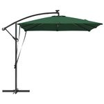 Casa si Gradina - Gradina si terasa - Umbrele si pavilioane - Umbrele - Parasol banana cu brate cu blocare Verde 249 x 249 x 250 cm - Infinity.ro